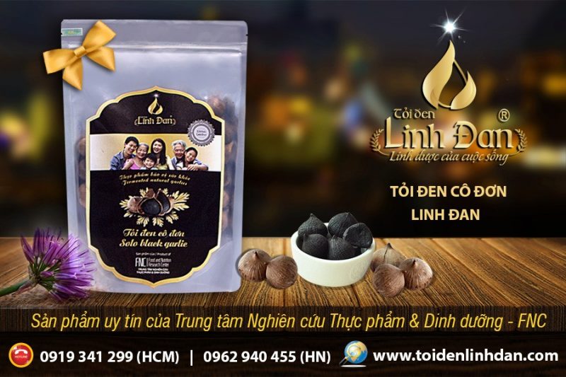 Tỏi Đen Cô Đơn Linh Đan Gói 500gr